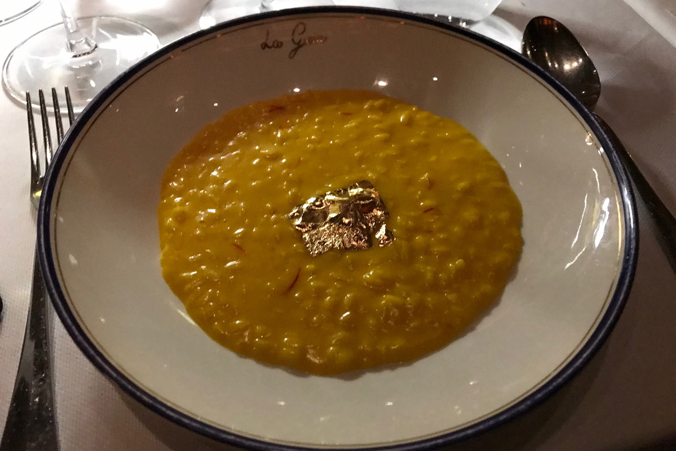 La Gioia San Marco risotto milanese d'oro